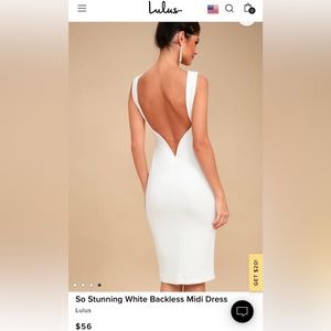 Lulu’s white dress